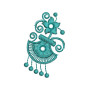 Bohemian Paisley Design Embroidery Design