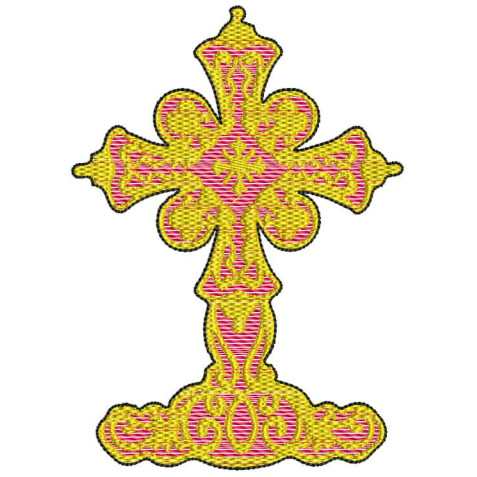 Catholic Machine Embroidery Design 26422