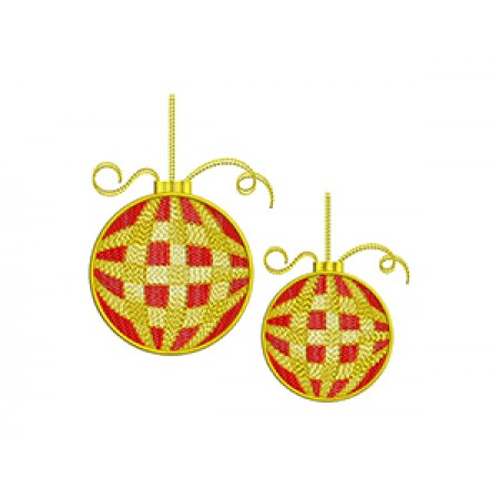 Christmas Lamp Embroidery Design