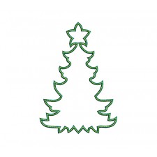 Christmas Tree Embroidery Design