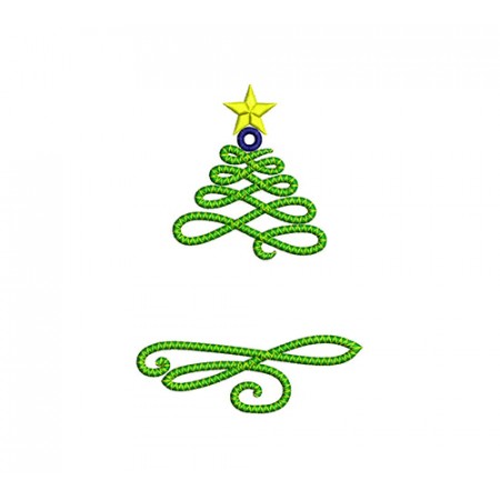 Christmas Tree Embroidery Pattern