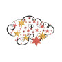 Christmas Cloud Embroidery Design
