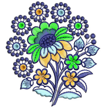 Cushion Cover Applique Embroidery Design 25697