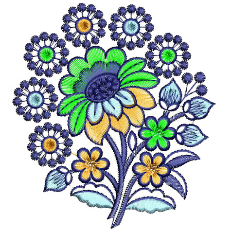 Cushion Cover Applique Embroidery Design 25697