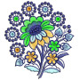 Cushion Cover Applique Embroidery Design 25697