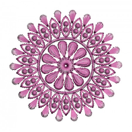Circle Motif Embroidery Design