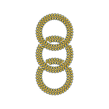 Circle Knot Embroidery Design