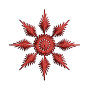 Classic Snowflakes Star Embroidery