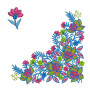 Corner Embroidery Motifs For Baby Blankets