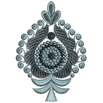 Creative Applique Embroidery Design 25057
