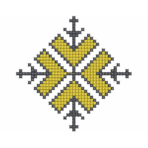 Cross Stitch Embroidery For Mask