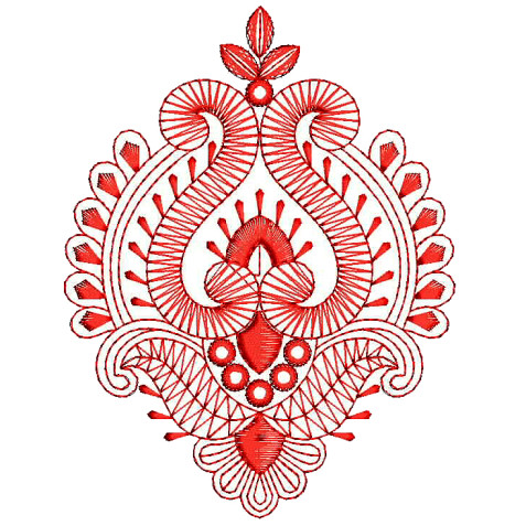 Cushion Cover Applique Embroidery Design 25722