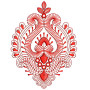 Cushion Cover Applique Embroidery Design 25722