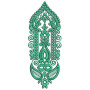 Cushioning Stitches With Start Applique Embroidery Design 24783