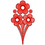 Daisy Flower Applique Embroidery Design 25701