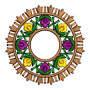 Decorative Indian Embroidery Design