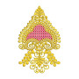 Decorative Jumka Embroidery Design