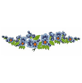 Delicate Embroidery Bluse Flower Patch