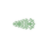 Dense Digital Foliage Motif Embroidery Design