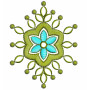 Dress Butta Machine Embroidery Design 25555