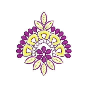 Duffle Clutch Embroidery Design