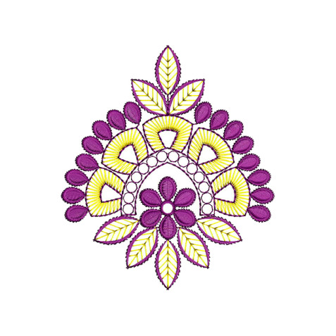 Duffle Clutch Embroidery Design