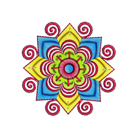 Egypt Fashion Clothing Applique Design