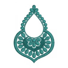 Elegant Embroidery Applique Design
