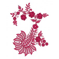Elegant Embroidery Patch Design