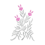 Elegant Floral Vine Panel Embroidery Design