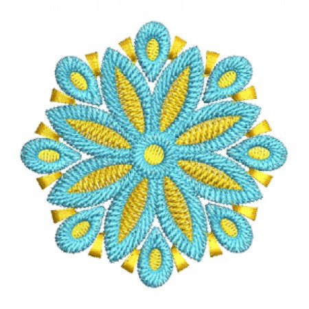 Embroidery Design With Jacquard Effect