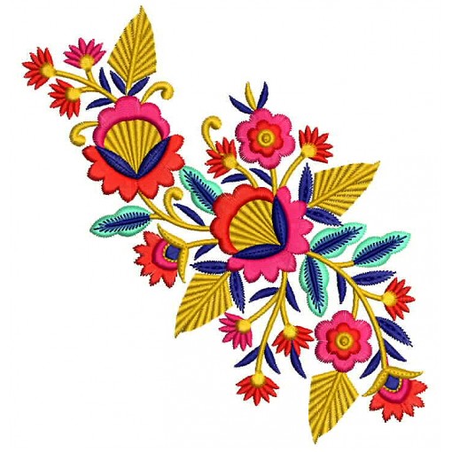 Embroidery Design For Dresses 21JN10