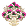Embroidery Bunch Of Flowers