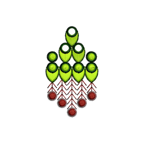 Embroidery Butti For Socks