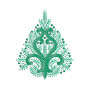 Embroidery Design For Kashmir Crewel Curtain