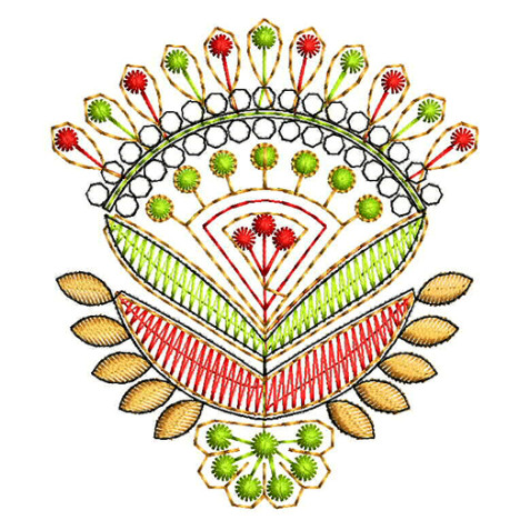 Embroidery Design For Short Kurtas