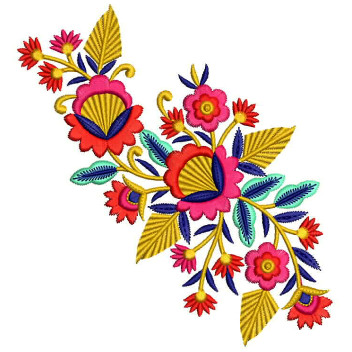 Embroidery Design For Dresses 21JN10
