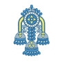 Embroidery Jumka Applique Design