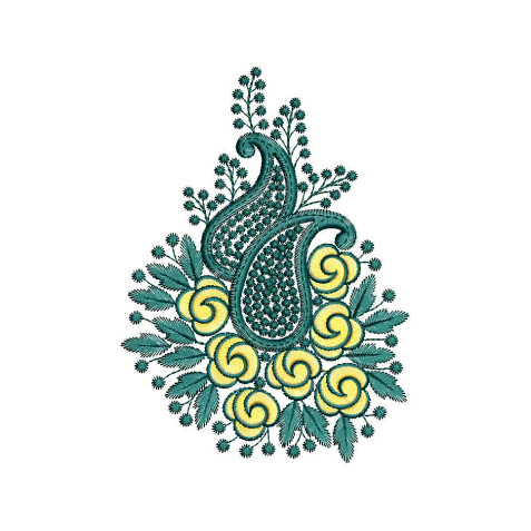 Embroidery Patch For Cotton Dress Materials