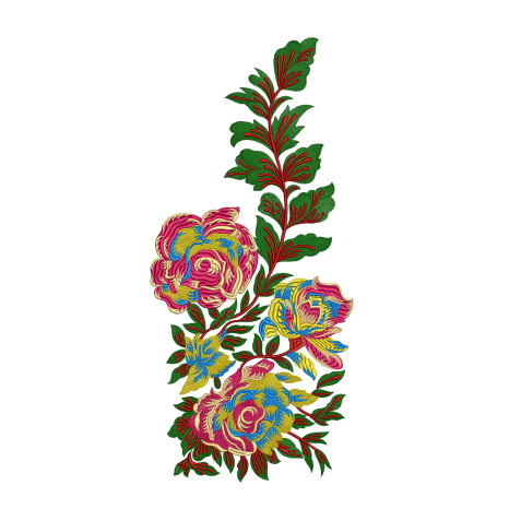 Embroidery Rose Design