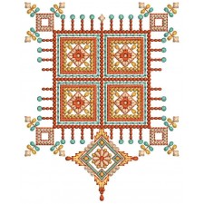 Ethnic Machine Embroidery Design 26308