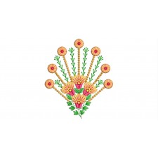 Floral Buke Embroidery Patch