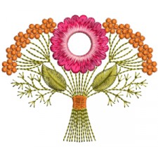 Floral Motif Embroidery Pattern