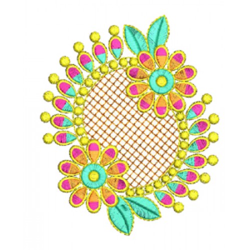 Floral Motif Embroidery Pattern