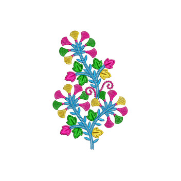Floral Embroidery For Abaya Sleeves