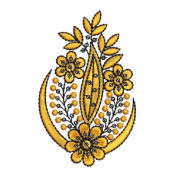 Floral Sequins Embroidery Designs