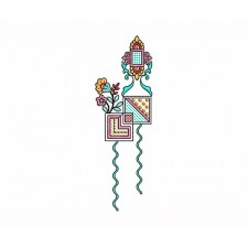 Flower Bunch Embroidery Applique