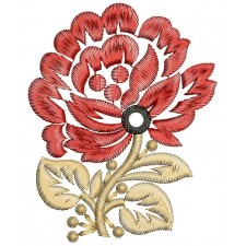 Flower Embroidery Design For Blouse 26372