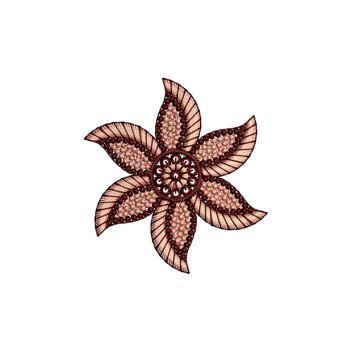 Flower Embroidery Patch For Tee