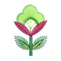 Flower Handkerchief Embroidery Design